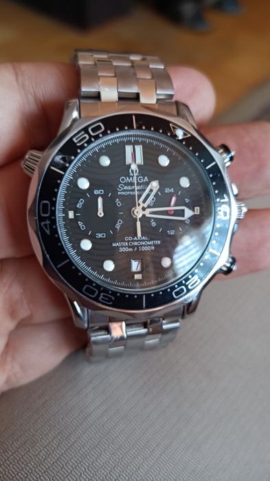 Seamaster elegancki zegarek chronograf