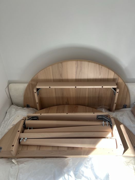 IKEA SKANSNÄS Stół rozkładany, jasny buk/fornir, 115/170 cm