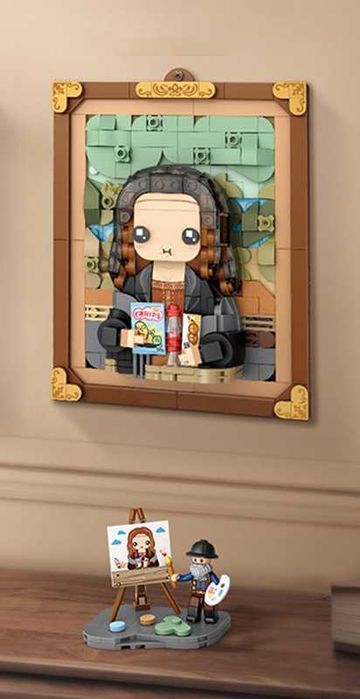 Klocki Mona Lisa obraz NOWE