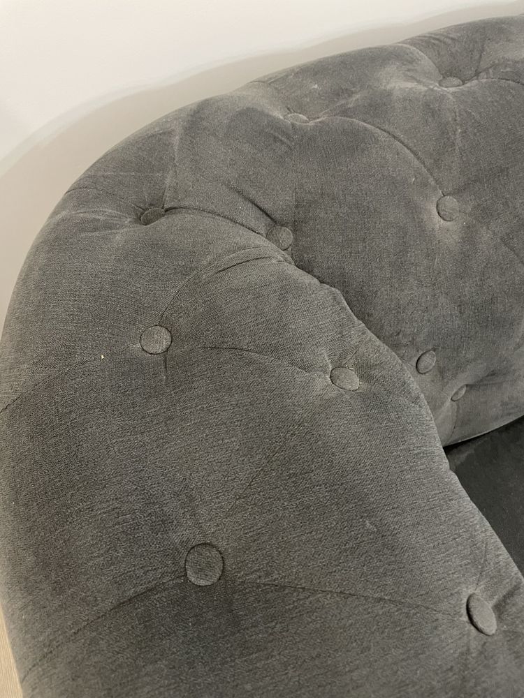Sofa, kanapa w stylu chesterfield z funkcja spania
