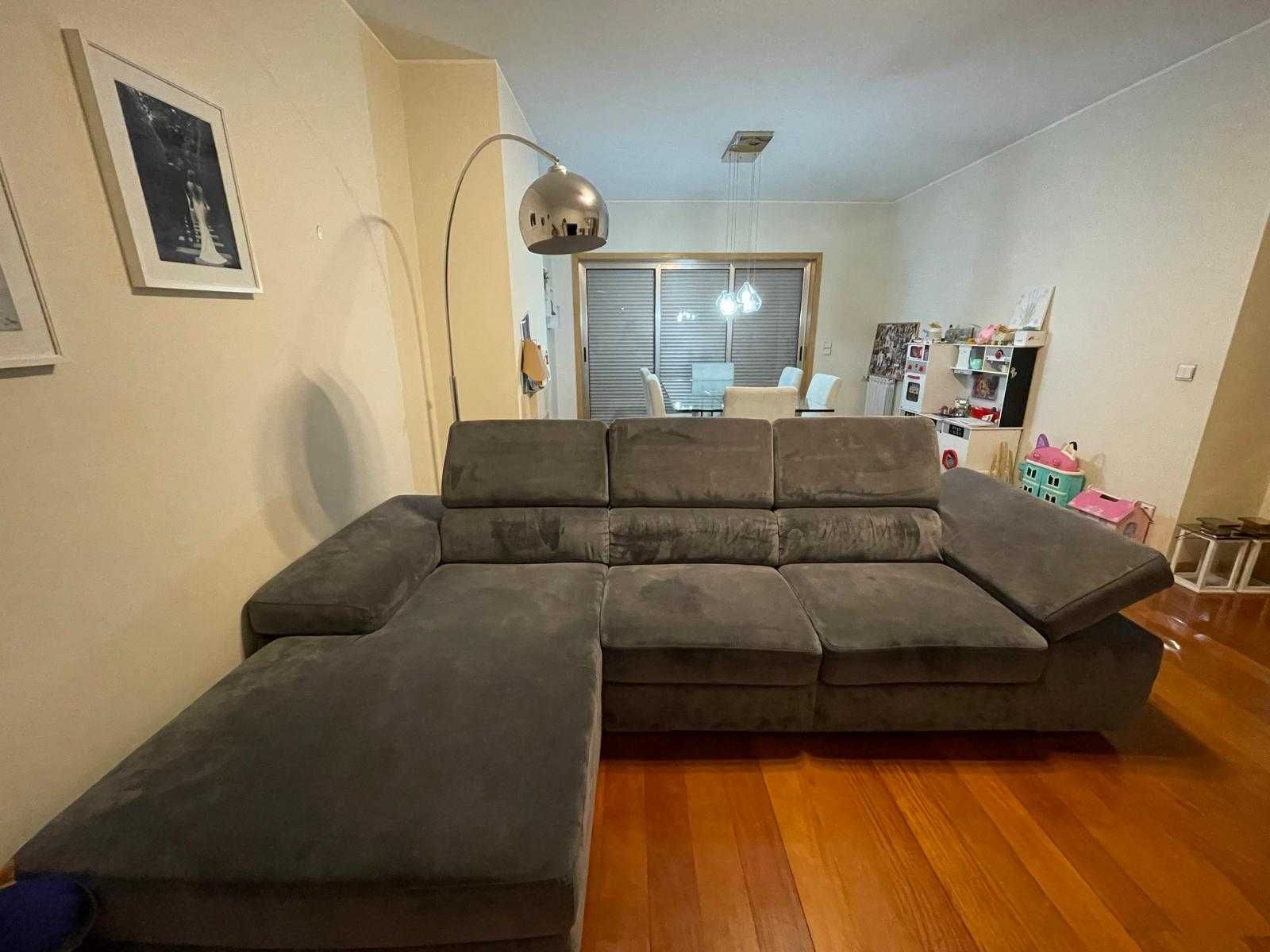 Sofá 3 metros com chaise longue