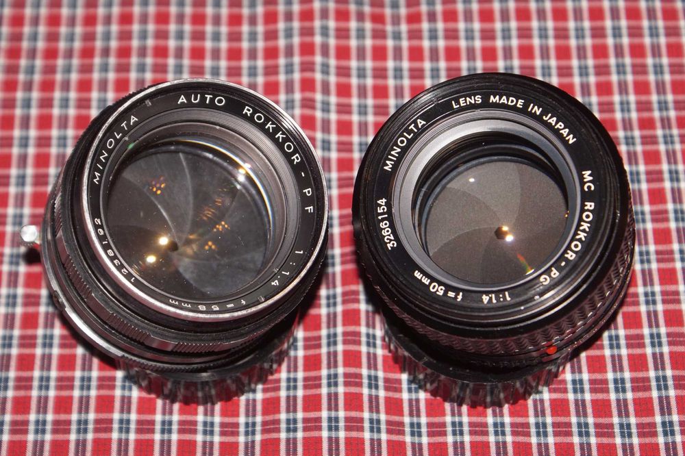 Minolta Rokkor MC 50-58mm f/1.4