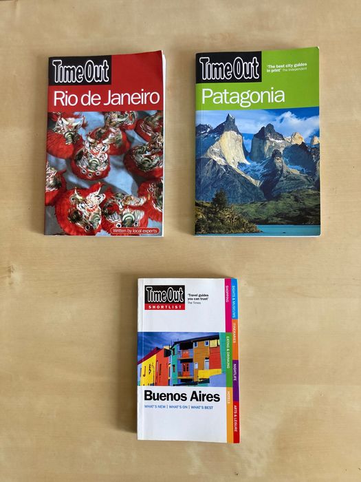 Guias Time Out- Patagónia/Rio de Janeiro/ Buenos Aires (shortlist)