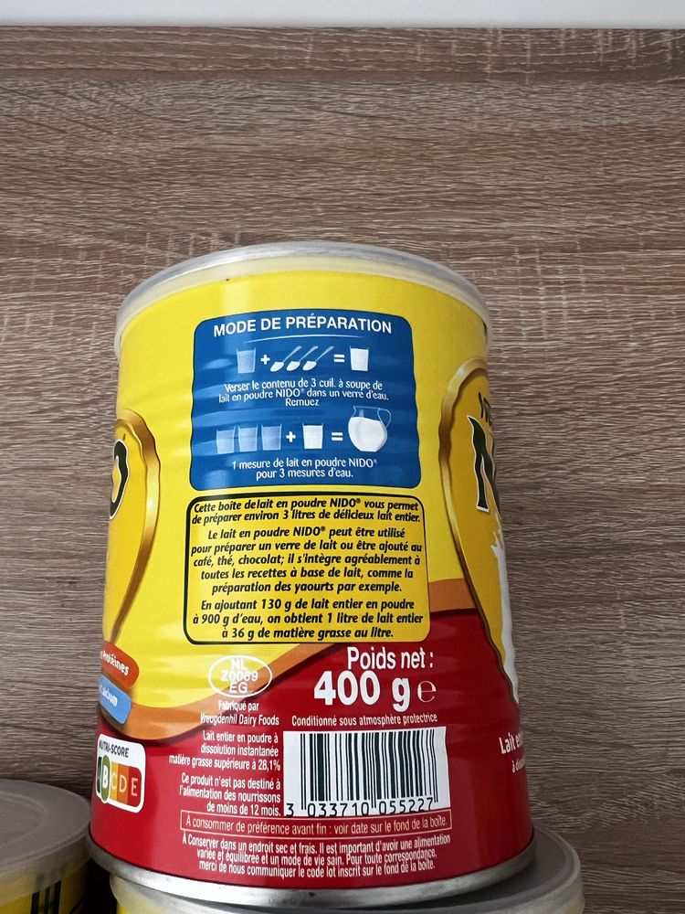 Сухе молоко Nido Nestle