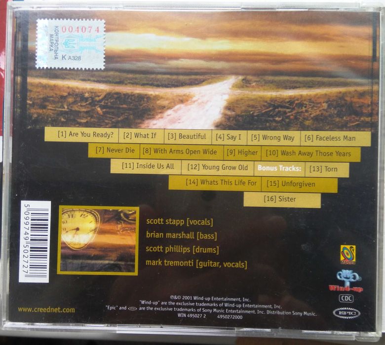 CD Creed-2001 Human clay