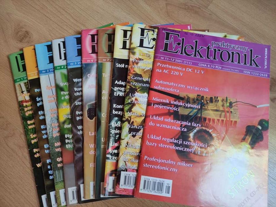 Praktyczny elektronik 12 szt. rok 2001
