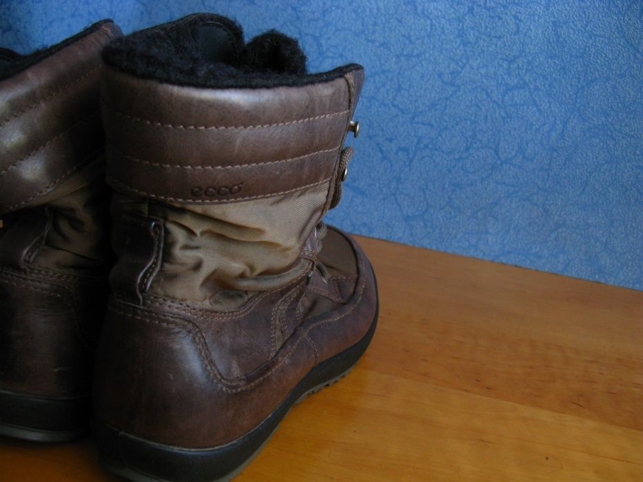 Kozaki Ecco Skóra Gore-Tex R 41  Śniegowce