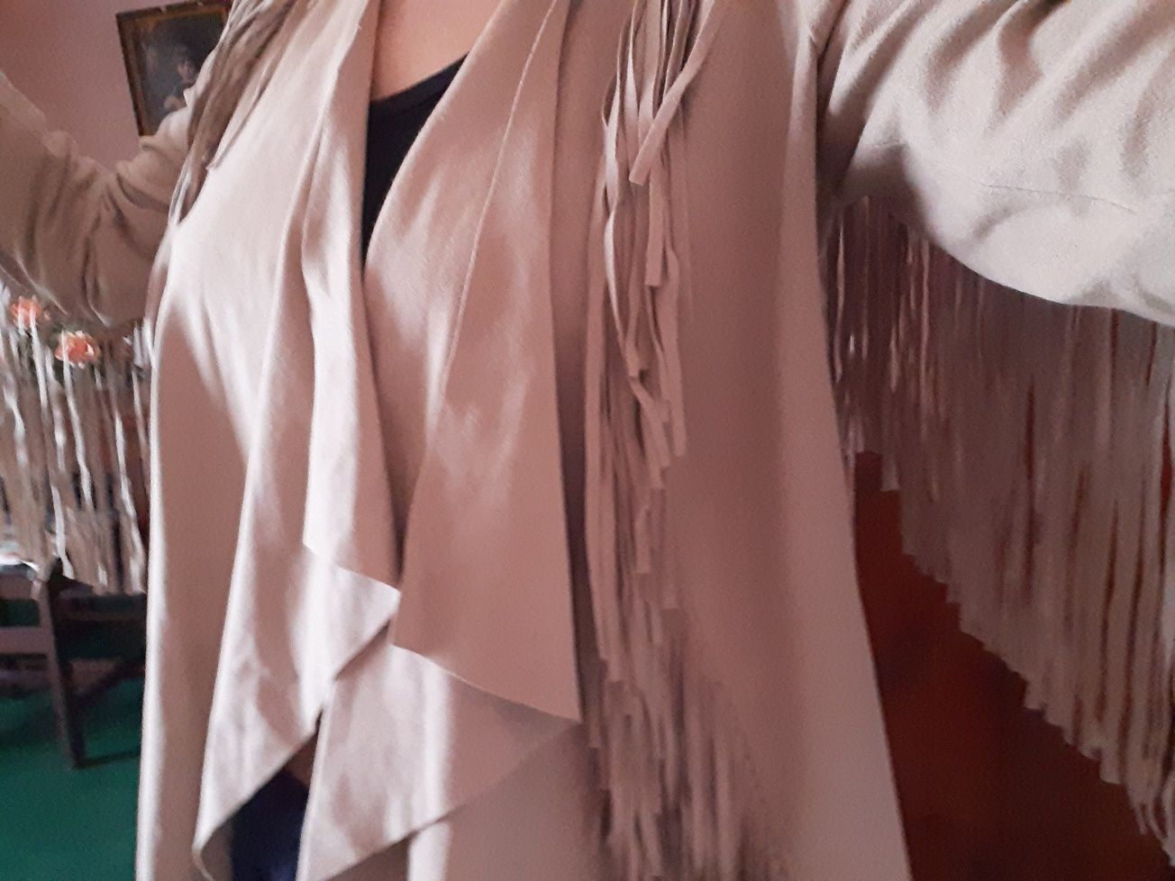 Casaco/Jacket com franjas Bershka