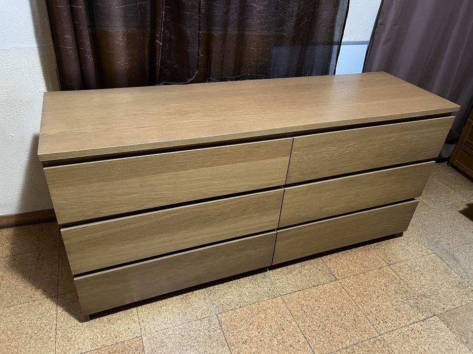 Comoda Malm 6 gavetas