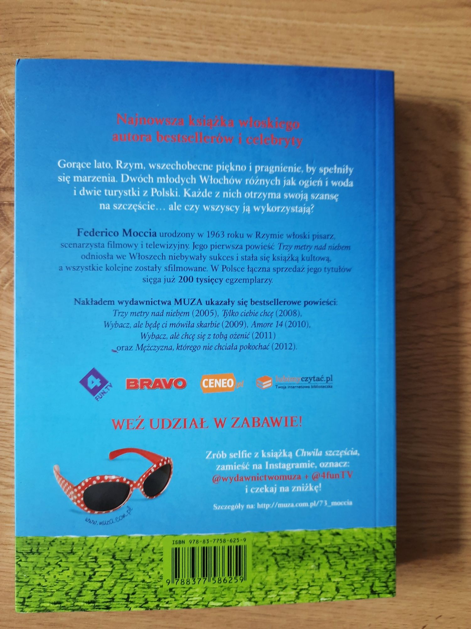 Książka "Chwila szczęścia" Federico Moccia