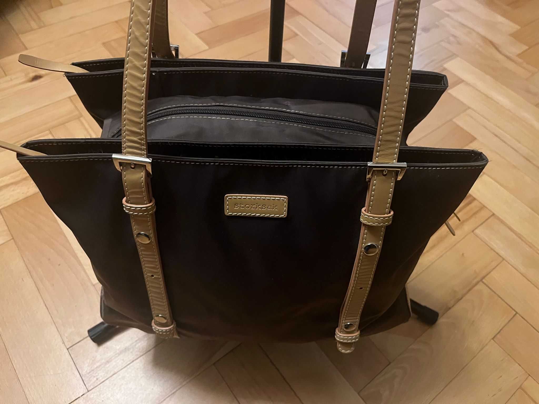 Storksak London Gigi Chocolate Diaper Bag torba Angeliny Jolie