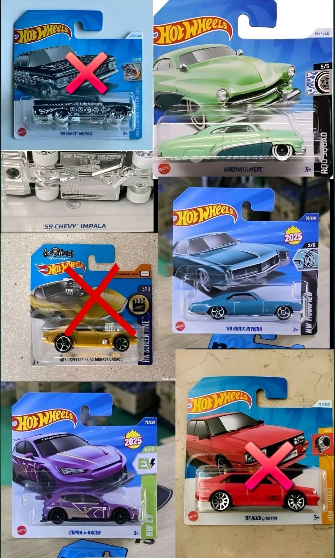 Hot Wheels selados