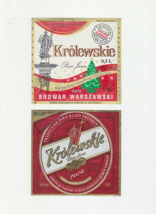 Etykieta - Królewskie 1997 i 2002