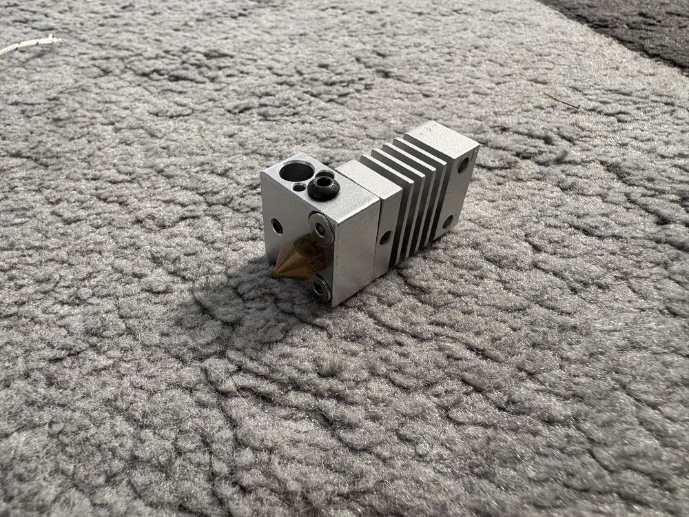 Hotend ALU + dysza + grzałka + czujnik