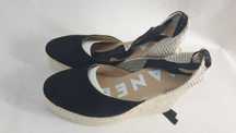 Manebi Espadryle La Havana Heart-Shaped Espadrilles O 7.9  Czarny r 38