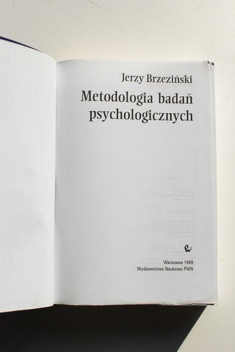 Metodologia badań psychologicznych. Brzeziński