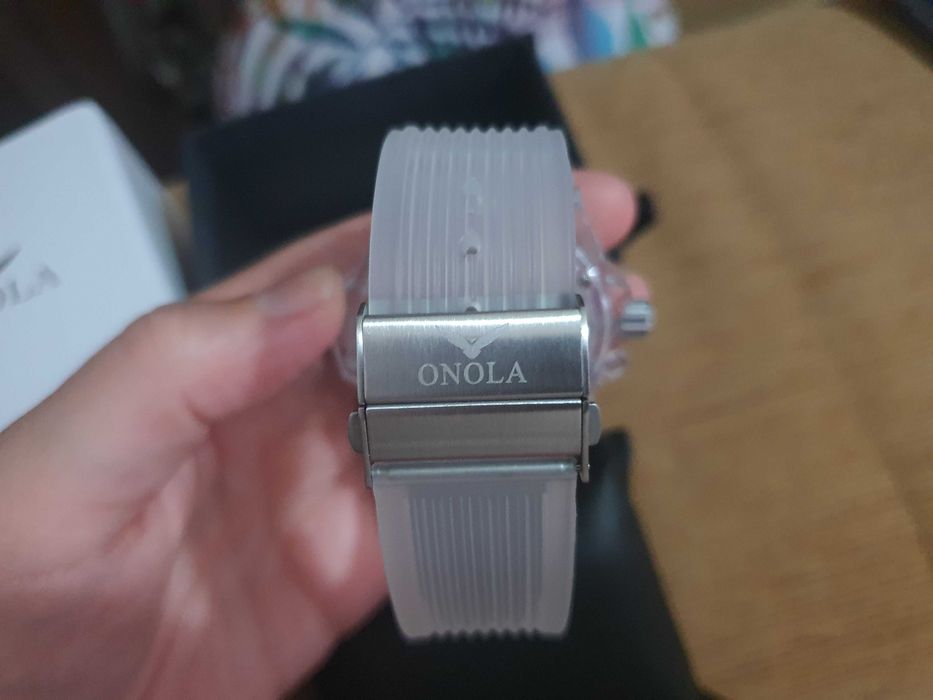 Relógio Onola mecânico novo unisexo