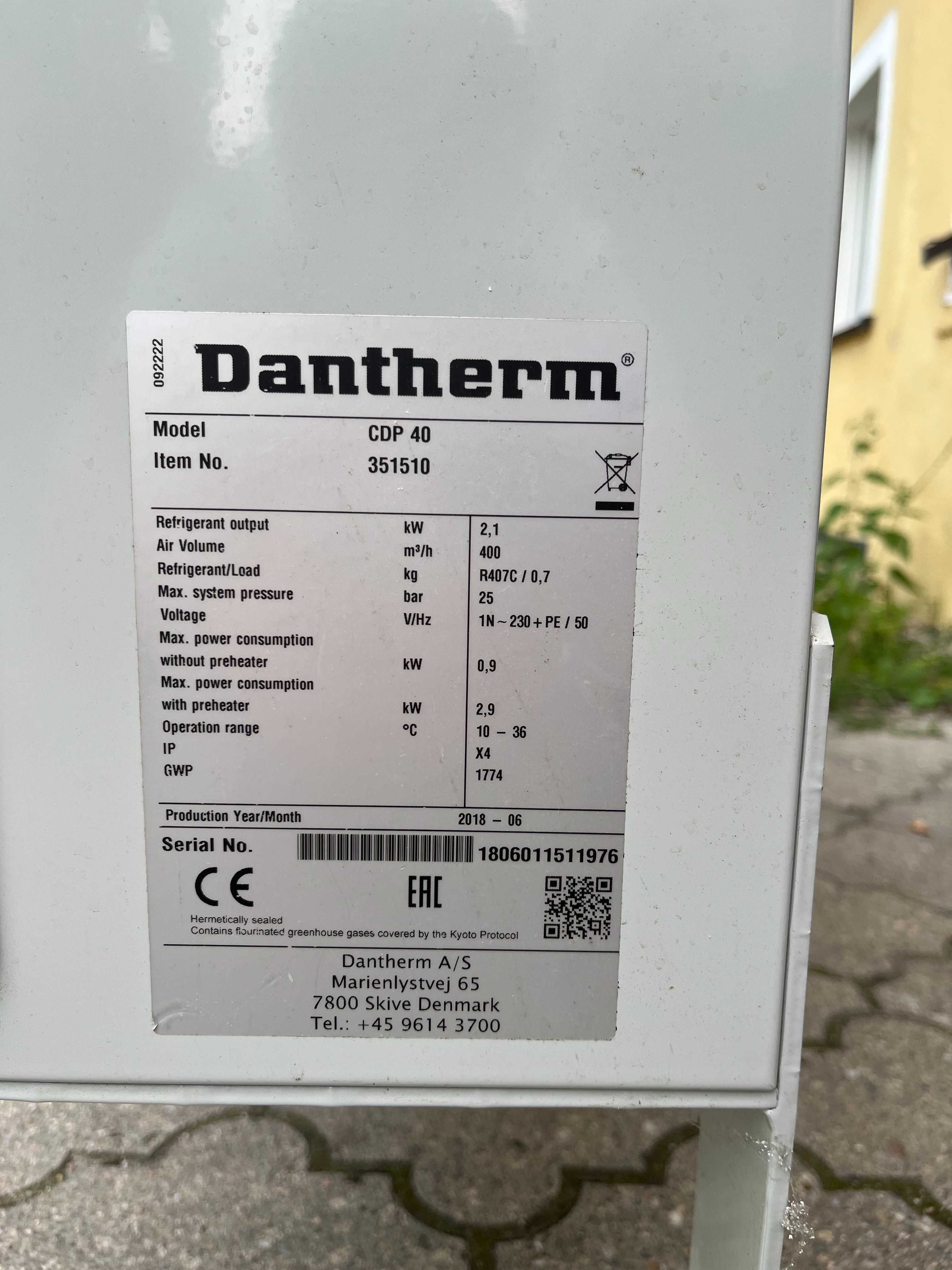 Osuszacz basenowy Dantherm CDP 40