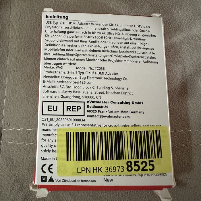 USB-C адаптер VVG 3-в-1