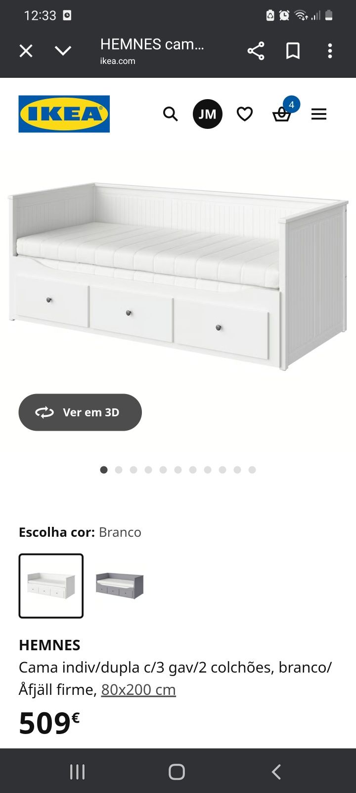 Cama individual/ dupla