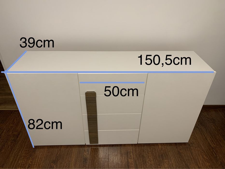 Komplet mebli Black Red White