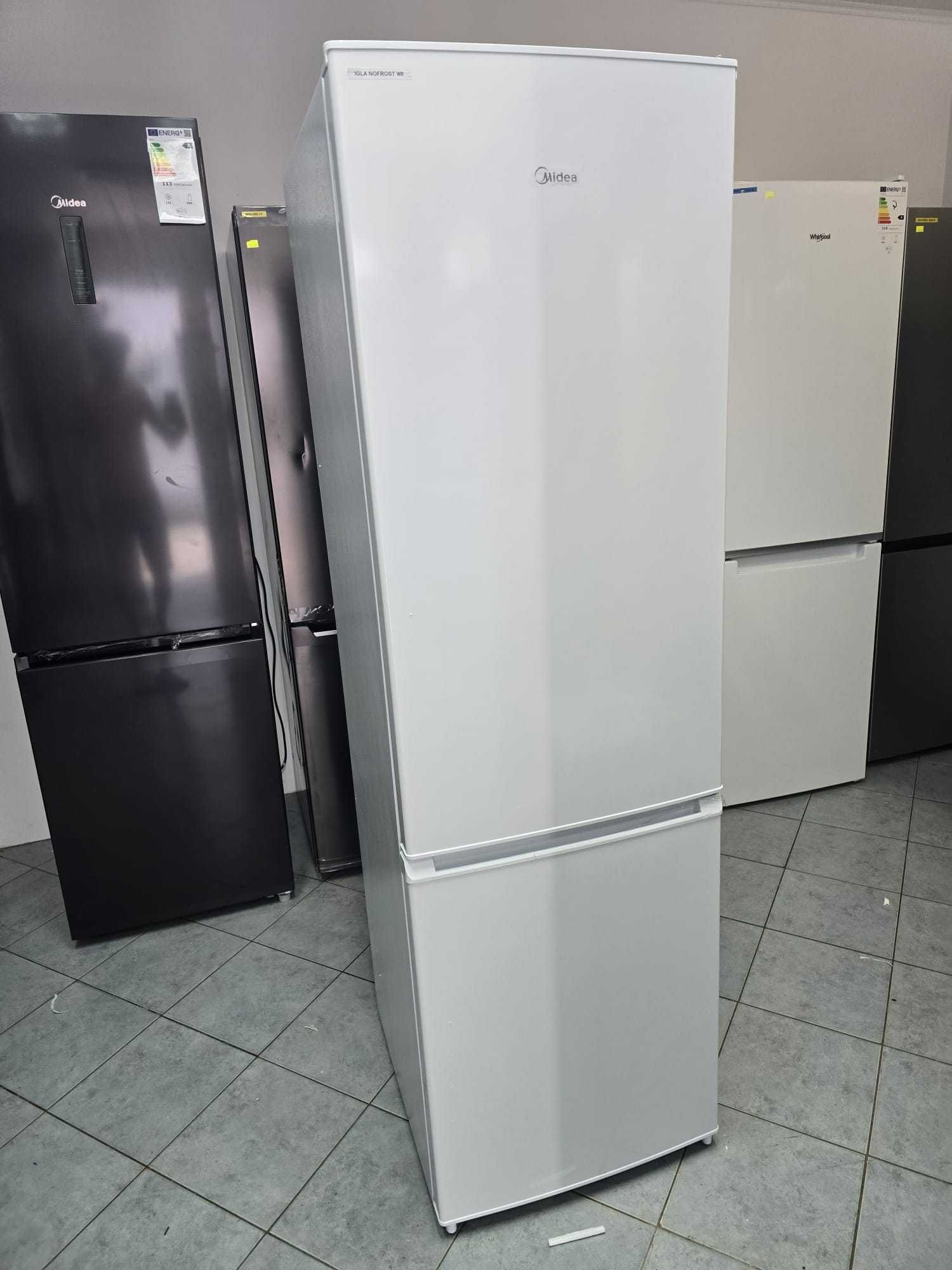 NOWA Midea lodówka NoFRost MDRB380FGE01A biała gwar 2 lata  W8