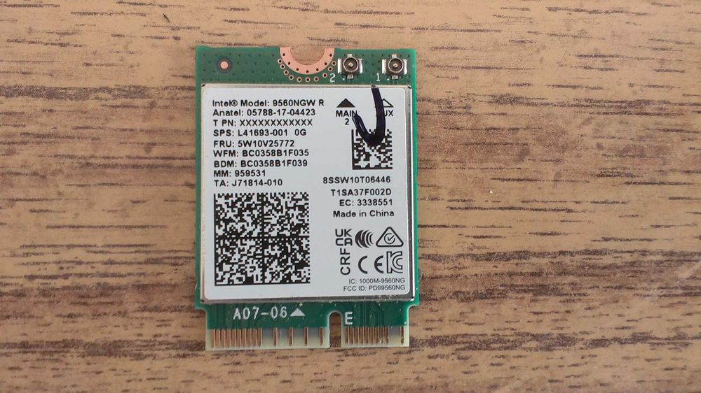 Wi-Fi модулі (б/в) для ноутбуків різних моделей поштучно