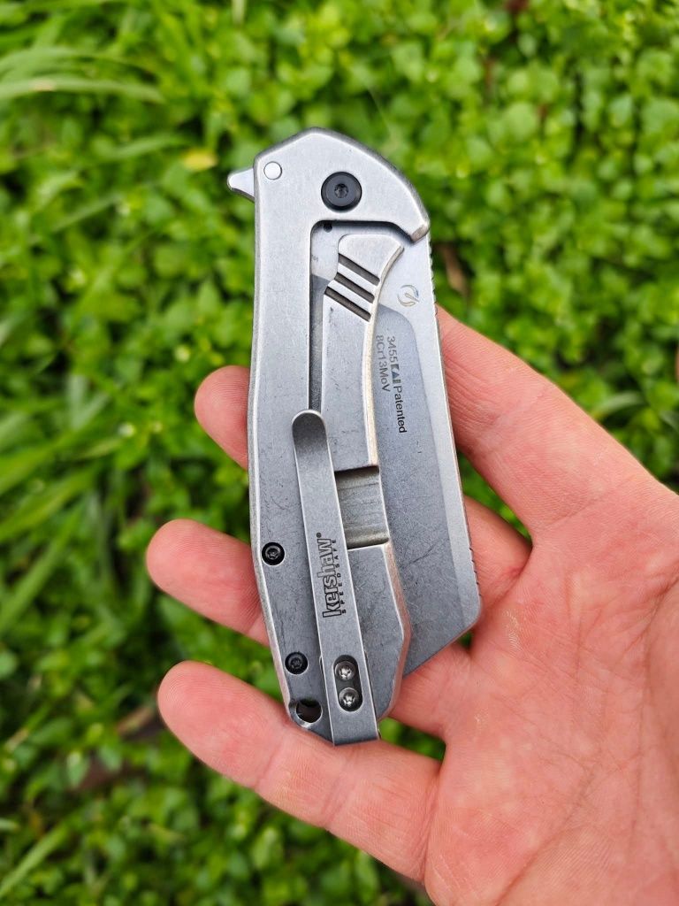 Kershaw 3455 Bracket ,тяпка со SpeedSafe ,латунные шайбы , флипер
