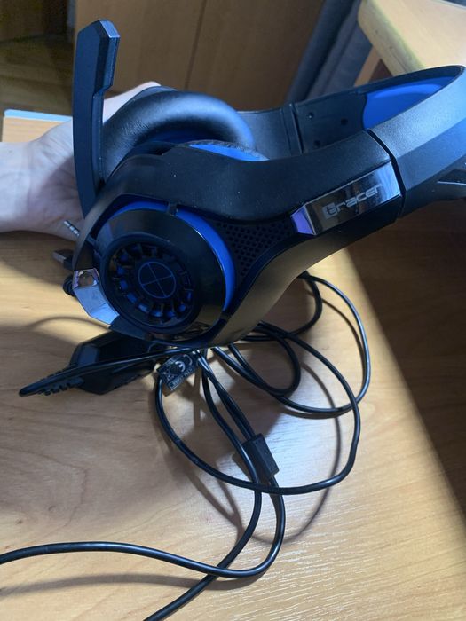 Słuchawki nauszne z mikrofonem- TRACER GUNMAN BLUE