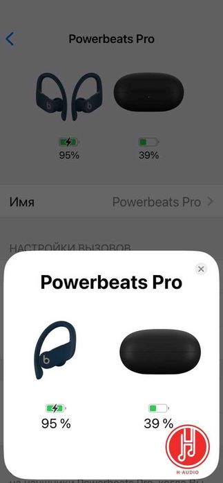 Беспроводные Наушники PowerBeats Pro Blue USA - Идеал ! Гар 1 месяц