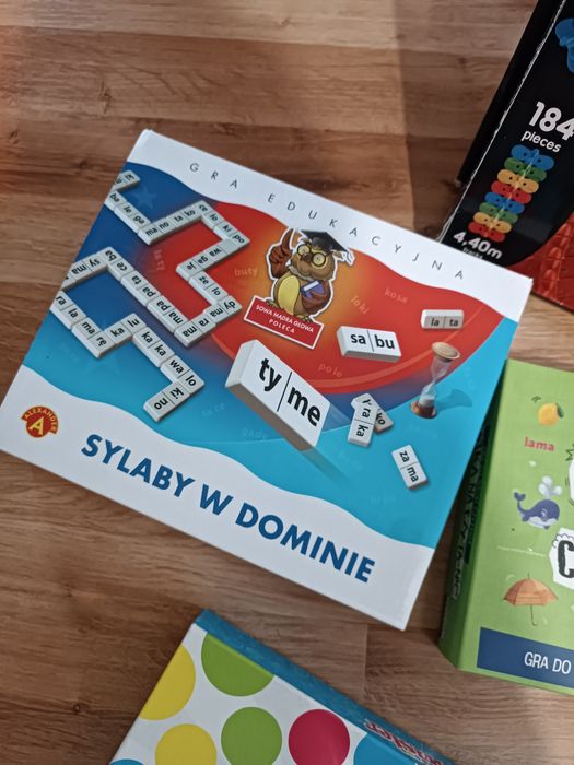 Sylaby w dominie i puzzle