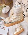 36 37 38 botki 39 40 41 śniegowce na platformie moim bootsy brokatowe