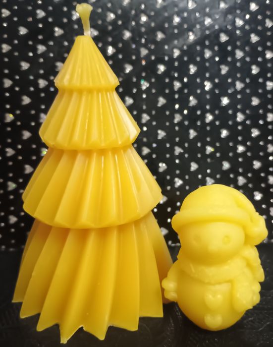 Świeczki z wosku pszczelego