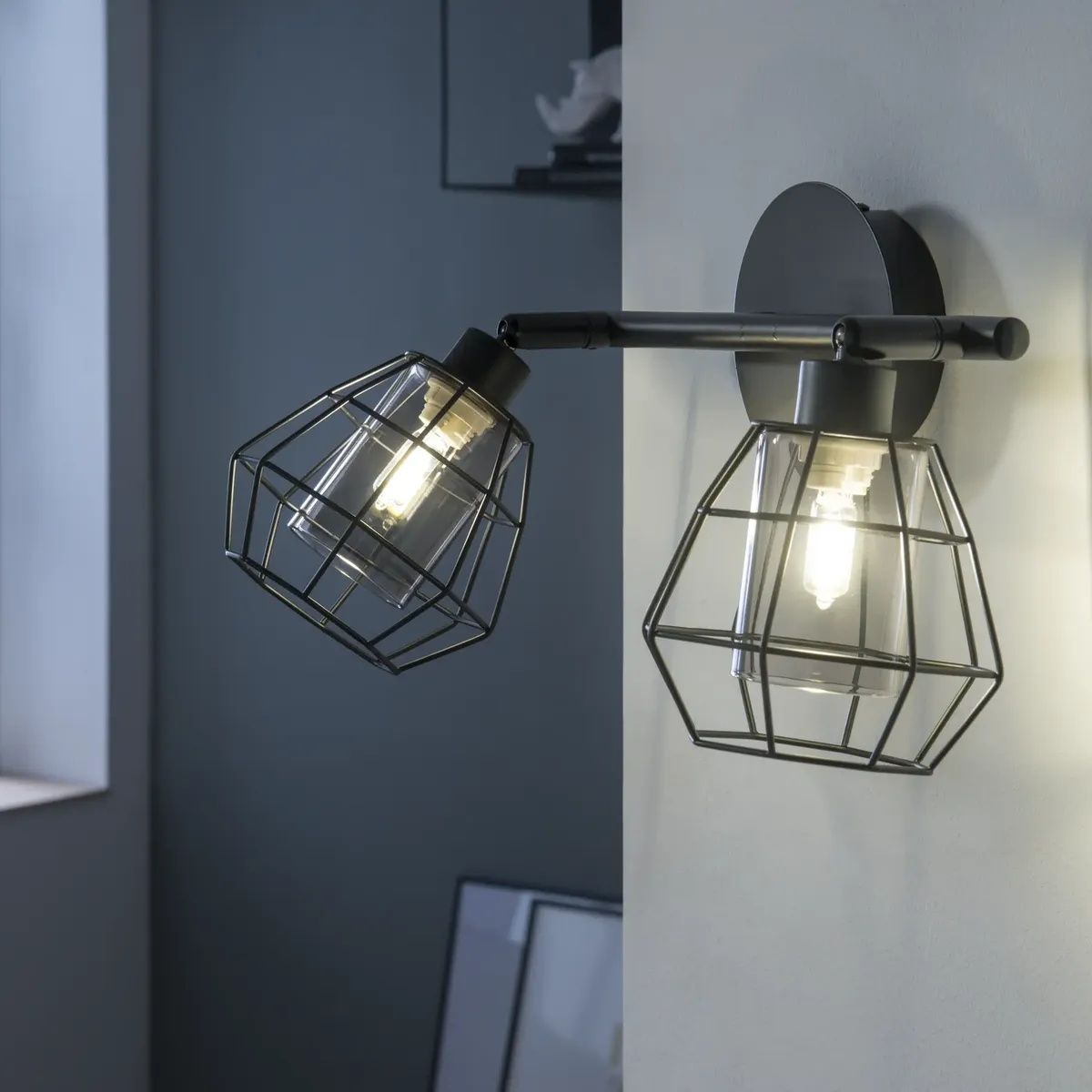 Kinkiet Inspire Baron - loft - listwa reflektorowa lampa ścienna