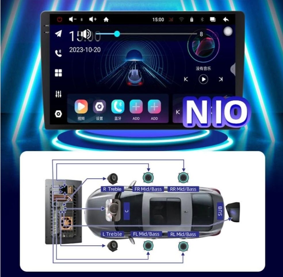 Продаю нову автомагнітолу EasyGo G10-g 4/64 9 дюймов