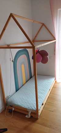 Łóżko dziecięce 140x70 materac ikea kreatywne