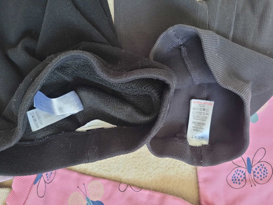 Paczka dla dziewczynki bluzki legginsy H&M / 18-24 m-ce