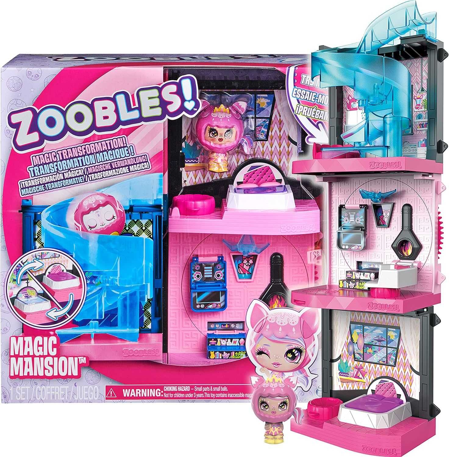 NOVA! ZOOBLES Mansão Magica