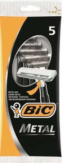 Одноразовые станки для бритья BIC Metal мужские, 5 шт