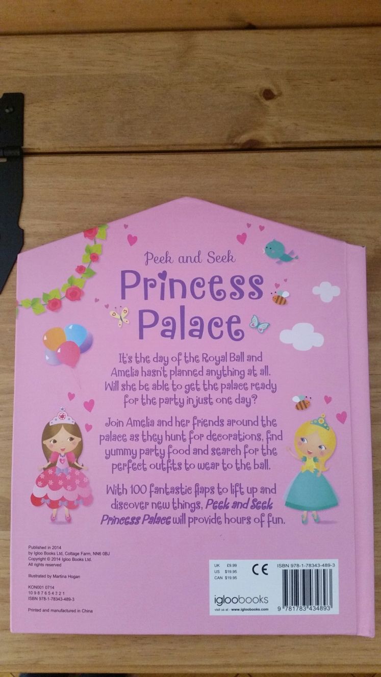 Peek and Seek Princess Palace English book