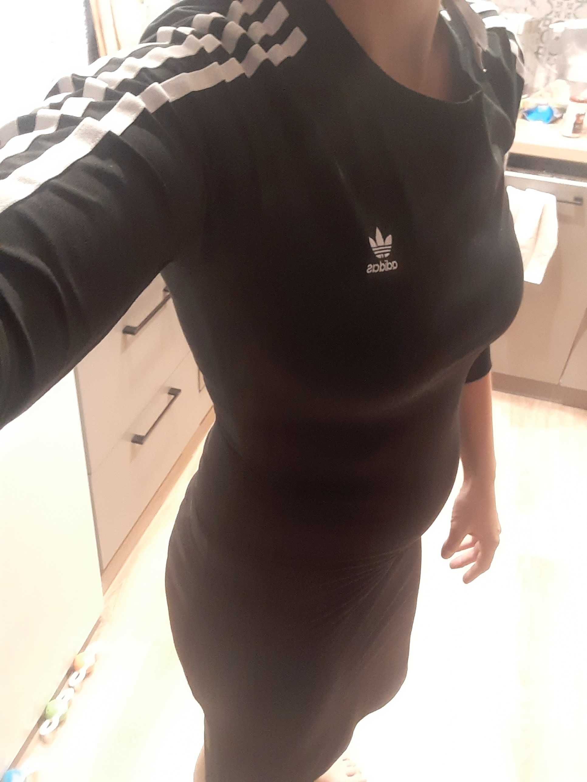Czarna sukienka Adidas S- nowa z metką