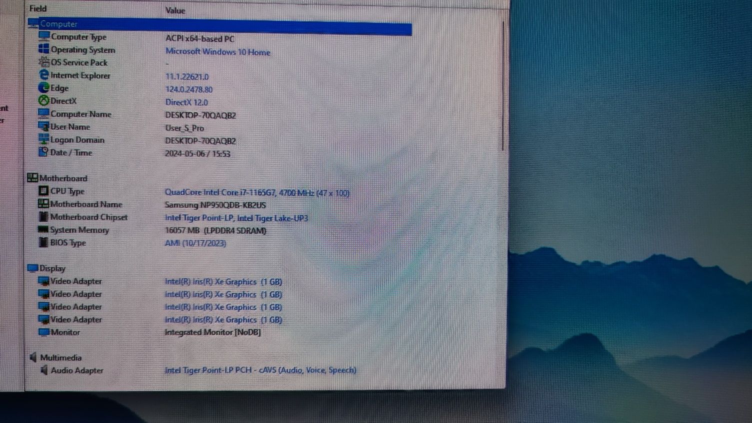 Ноутбук планшет Samsung galaxy pro 360 15 NP950QDB i7 nvme 16 5