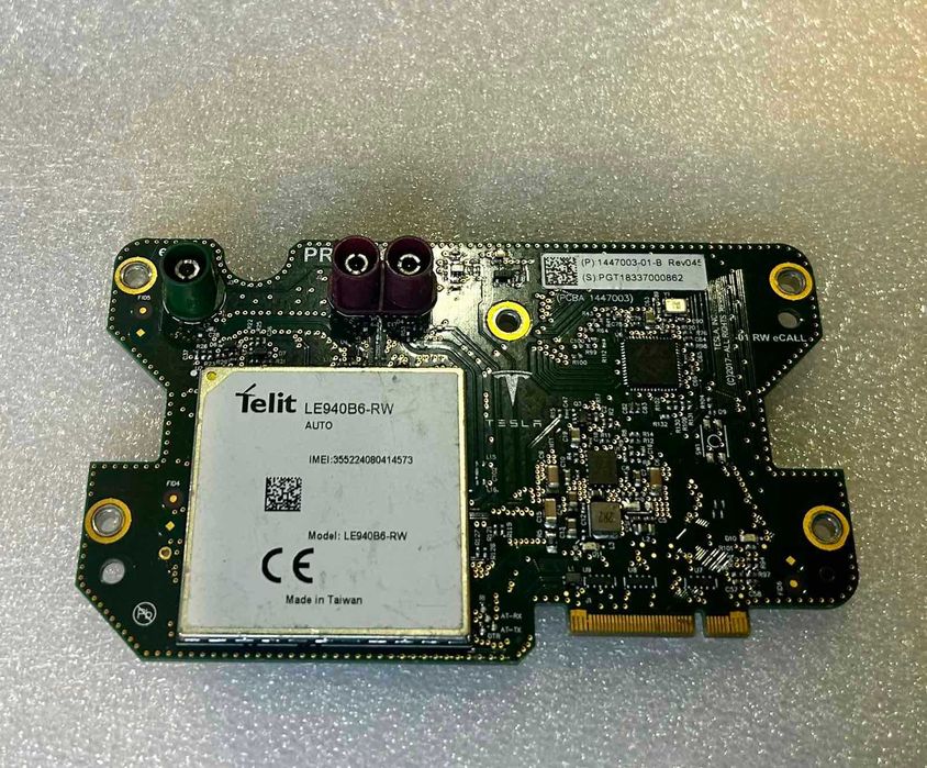 Модем EU (LTE Intel) Tesla Model S, X, 3, Y 1447003-01-B