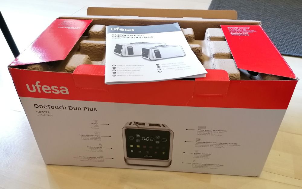 VENDO Torradeira UFESA Onetouch Duo Plus – NOVA!