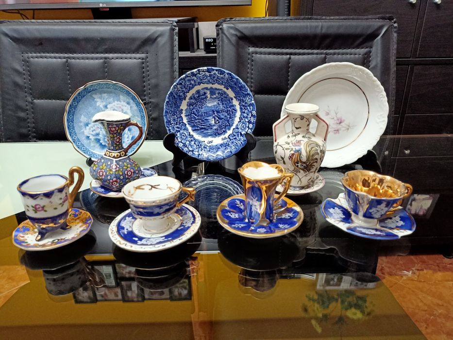 Lousas chávenas coleção Antiguidades