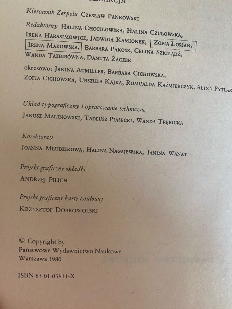 Slownik poprawnej polszczyzny PWN 1980