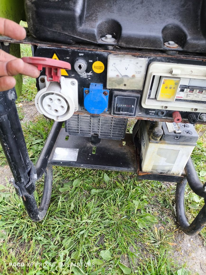 Agregat prądotwórczy PRAMAC 7KW 400V + 230V
