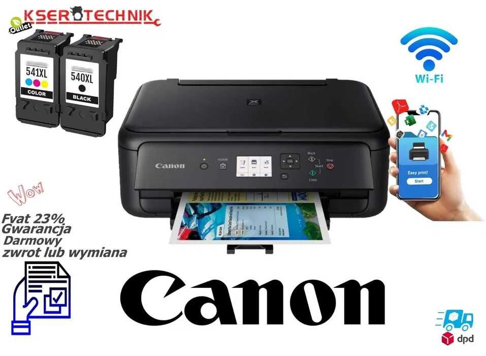 Canon PIXMA TS 5150 – drukarka atramentowa z Duplexem i Wi-Fi / 3 w 1