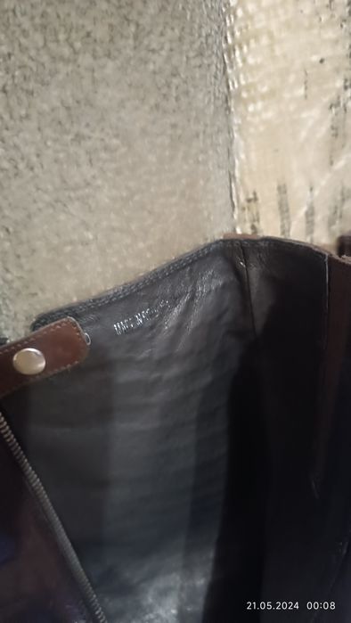 Женские коричневые демисезонные сапоги clarks кожа 39р. оригинал 2035