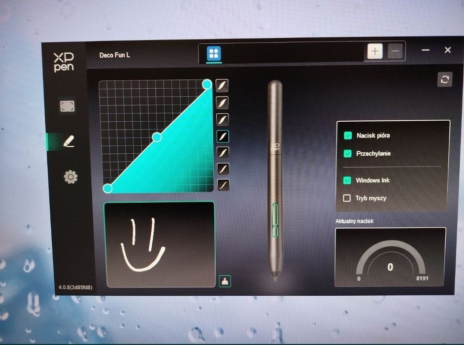 XP-PEN Deco Fun L - Niebieski